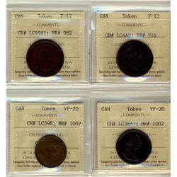 BR: 716 CH LC-4A2 ICCS F12, BR 982 CH LC-49A2  ICCS F12,  BR: 1002 CH LC 58-A1 ICCS VF20, BR : 1007 