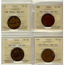 BR: 917 CH PE-5A, BR: 917  CH PE-5B1, BR: 919 CH PE-7C4, BR: 921 CH PE-8, 2 first is ICCS VF20 and 2