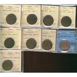 BR:997 CH: Lees 10 ICCS F12,  Lees 17 ICCS F12,  Lees 14  ICCS VF20,  LEES 15  ICCS F15 and VF20,