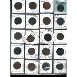 Prince Edward island.  Breton 997, Lees 41, 41A, 42, 43, 44, 45, 46. Grades vary from Good to EF.  S