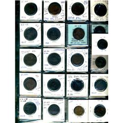 Nova scotia.  Breton 885, 890, 891, 892, 893, 896, 899, 964. Grades vary from Good to VF.  Should be