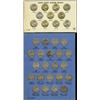 Image 1 : U.S.A. Coinage.  Lot includes 1938-1961 5¢ set complete in Blue whitman holder Good to Fine.  Also i