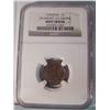Image 1 : ERROR  Elizabethan 1¢, undated, complete blank planchet, 3,2 grams in weight NGC graded.