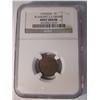 Image 1 : ERROR  Elizabethan 1¢, undated almost complete blank planchet, 2.5 grams in weight NGC graded. 