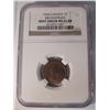 Image 1 : ERROR 1964 1¢ NGC MS62RB.  Broadstruck.