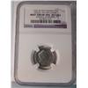 Image 1 : ERROR 196X Silver 10¢ NGC UNC details.  Struck 15% off center.  Designated with surface hairlines.