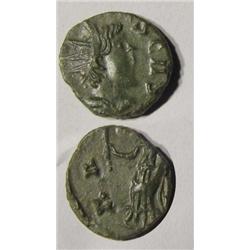 Ancient, Tetricus ll AE Antoninianus   (ancient imitation) AD 273-275 
