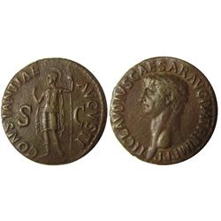 Ancient, Claudius I  AE Asse, AD 41-50; Rome Mint, #RIC 95, C14, BMC 140