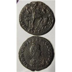 Ancient, Arcadius, AE2 AD 383-408 Constantinople Mint RIC#83c