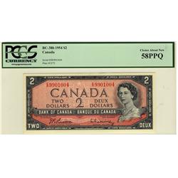 1954 $2 BC-38b #ER9901004 PCGS CH AU58PPQ.