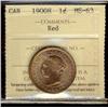 Image 1 : 1900H 1¢ ICCS MS63RD.  A sharp example 95% red with full lustre.