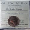 Image 1 : 1954 1¢ SF CAMEO ICCS PL65RD.