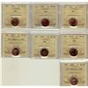 Image 1 : 2000,2001,2002,2002P,2007,2009 Non Magnetic(2), 1¢ ICCS MS66 Red  L:ot of 6 coins,