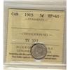 Image 1 : 1915 5¢ ICCS EF40.  Key date issue.