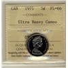 Image 1 : 1971 5¢ ICCS PL66 Ultra Heavy Cameo.