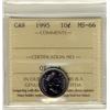 Image 1 : 1995 10¢ ICCS MS66.  Solo 1 listed in POP report.