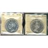 Image 1 : 1949 & 1958 $1 ICCS MS64.  Lot of 2 coins.