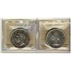 Image 1 : 1950 SWL MS63 & 1954 $1 MS62.  Lot of 2 ICCS graded coins.