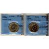Image 1 : 1997 Flying Loon & 2004 Canada Goose $1 SP66.  Lot of 2 coins both CCCS graded.
