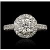Image 1 : 14KT White Gold 1.57ctw Diamond Ring JRM377