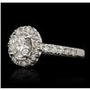 Image 2 : 14KT White Gold 1.57ctw Diamond Ring JRM377