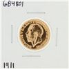 Image 1 : Youtube - 1911 Gold Sovreign GB4801
