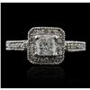 Image 1 : No Bidding - 14KT White Gold 1.33ctw Diamond Ring A7882