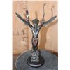 Image 1 : "Eagle of the Sioux" Lawrence Heyda BRONZE Sculpture on a Wood Base