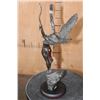Image 4 : "Eagle of the Sioux" Lawrence Heyda BRONZE Sculpture on a Wood Base