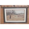 Image 1 : *Rarely Seen* Original Antique A.B. Frost "Quail-A Covey Rise" Chromolithograph