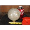 Image 2 : Big MOONSTONE Mineral Sphere with a Brass Ring Stand