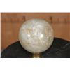 Image 3 : Big MOONSTONE Mineral Sphere with a Brass Ring Stand