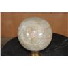 Image 4 : Big MOONSTONE Mineral Sphere with a Brass Ring Stand