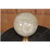 Image 6 : Big MOONSTONE Mineral Sphere with a Brass Ring Stand
