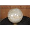 Image 7 : Big MOONSTONE Mineral Sphere with a Brass Ring Stand