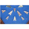 Image 4 : Collection of (16) Native American Cahokia ARROWHEAD Points