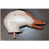 Image 8 : "Maine Style Eider with Clam" Wood Duck Signed by John A. Nelson 1983 with a Removable Swivel Head