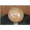 Image 8 : Big BANDED ARAGONITE Mineral Sphere with a Ring Stand