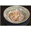 Image 1 : Big Bowl Carved from a Single Piece of GREEN BANDED ONYX