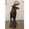 Image 5 : XL WHITETAIL DEER Buck Bronze Sculpture, Weight 29 lbs