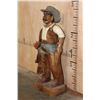 Image 2 : Lee Jeans Hand-carved and Painted Wood COWBOY Advertisement