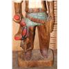 Image 5 : Lee Jeans Hand-carved and Painted Wood COWBOY Advertisement