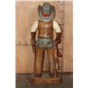 Image 7 : Lee Jeans Hand-carved and Painted Wood COWBOY Advertisement