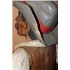 Image 9 : Lee Jeans Hand-carved and Painted Wood COWBOY Advertisement