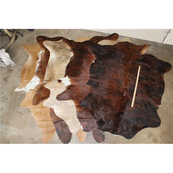 (5) *Brand New* Assorted Colored COWHIDES (ONE$)