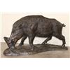 Image 1 : XL Boar BRONZE Sculpture after Pierre-Jules Mene, Weight 54 lbs