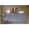 Image 10 : ZEBRA Hide RUG with Leather Piping and a Carpet Backing