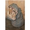 Image 8 : Big *Real Tusk* Reproduction HIPPOPOTAMUS Shoulder Mount Converted into an ICE CHEST
