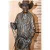 Image 9 : Big Original "Catchin' A Ride"  1993 Bronze SCULPTURE by H. Clay Dahlberg #15/35, Weight: 31 lbs