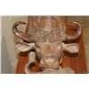 Image 13 : XL Original Hand-carved Leadwood Sculpture of 2 CAPE BUFFALO by African artist Robert Nzali